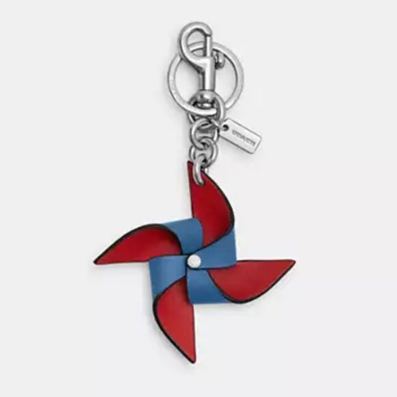 NWT Coach Pinwheel Bag Charm - Picture 1 of 2
